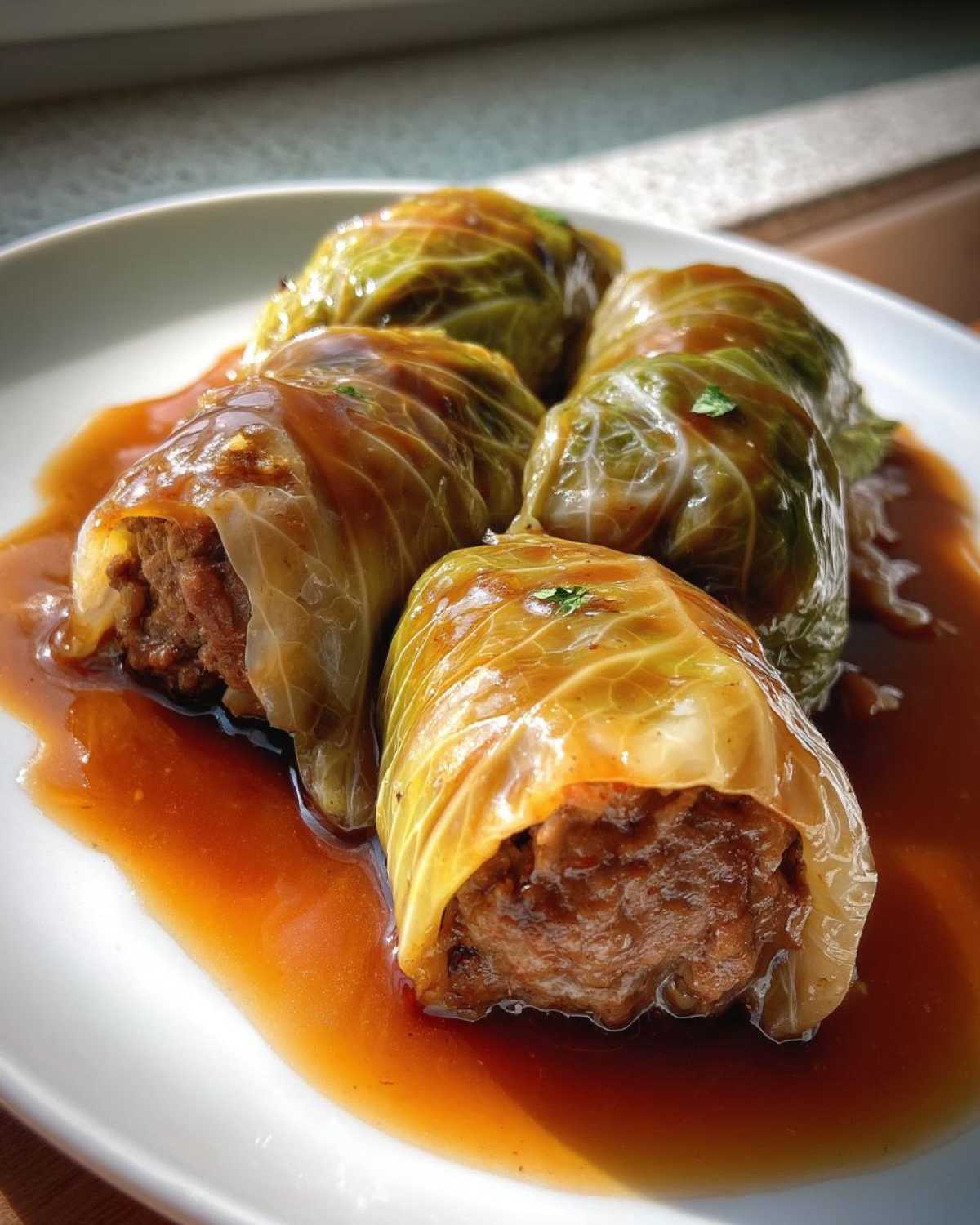 German stuffed cabbage rolls