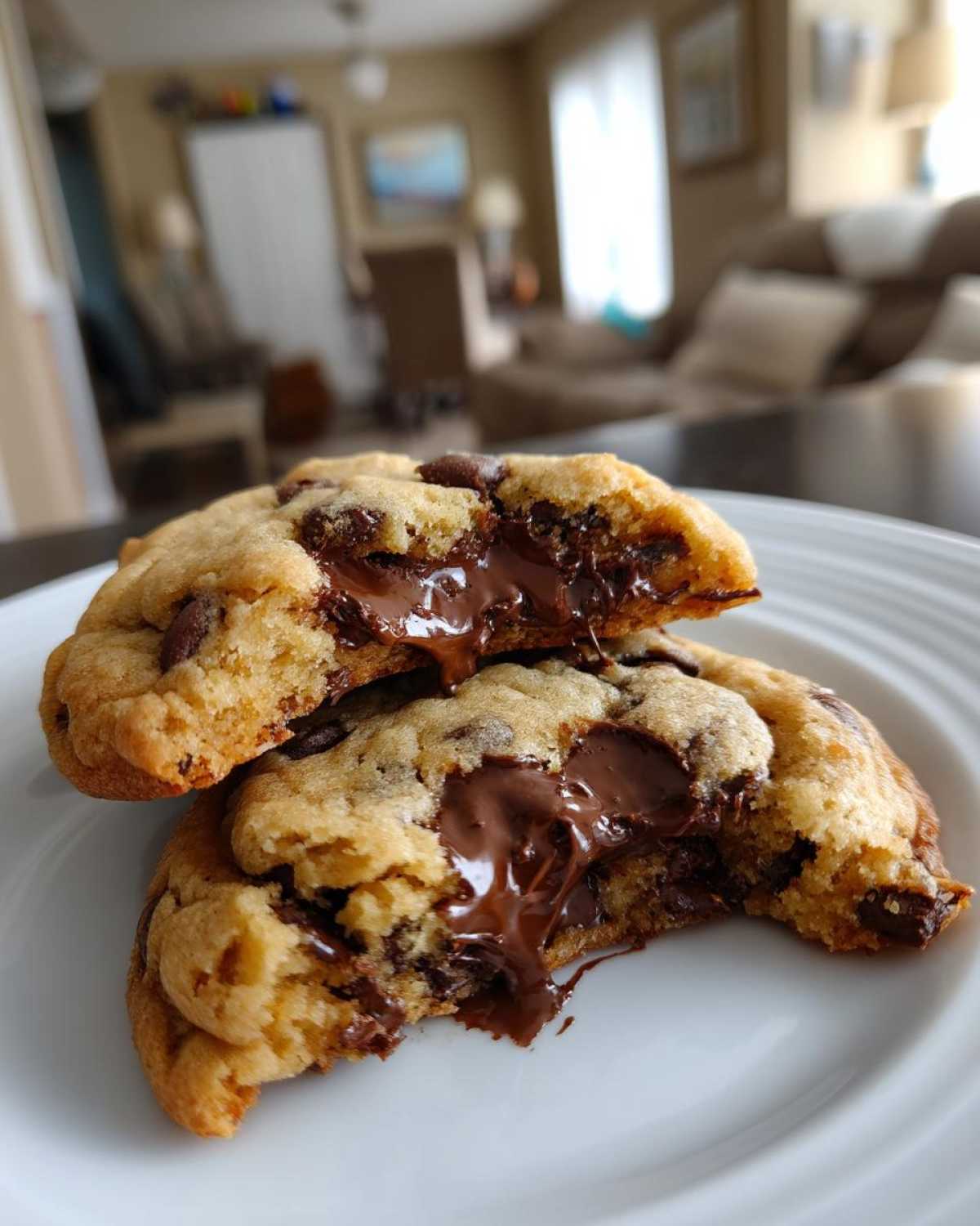 Gooey Chocolate Chip Cookies
