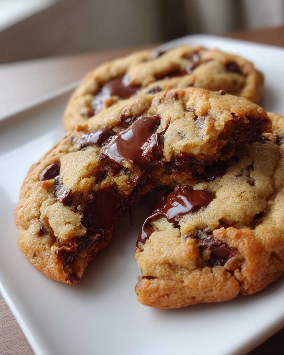 Gooey Chocolate Chip Cookies