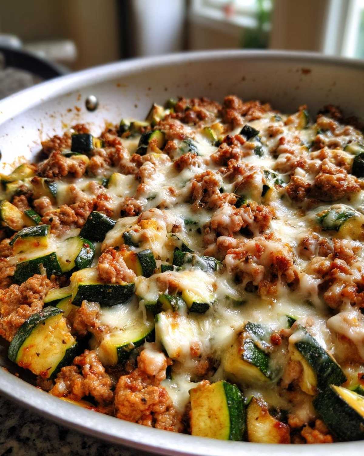 Ground Turkey and Zucchini Skillet