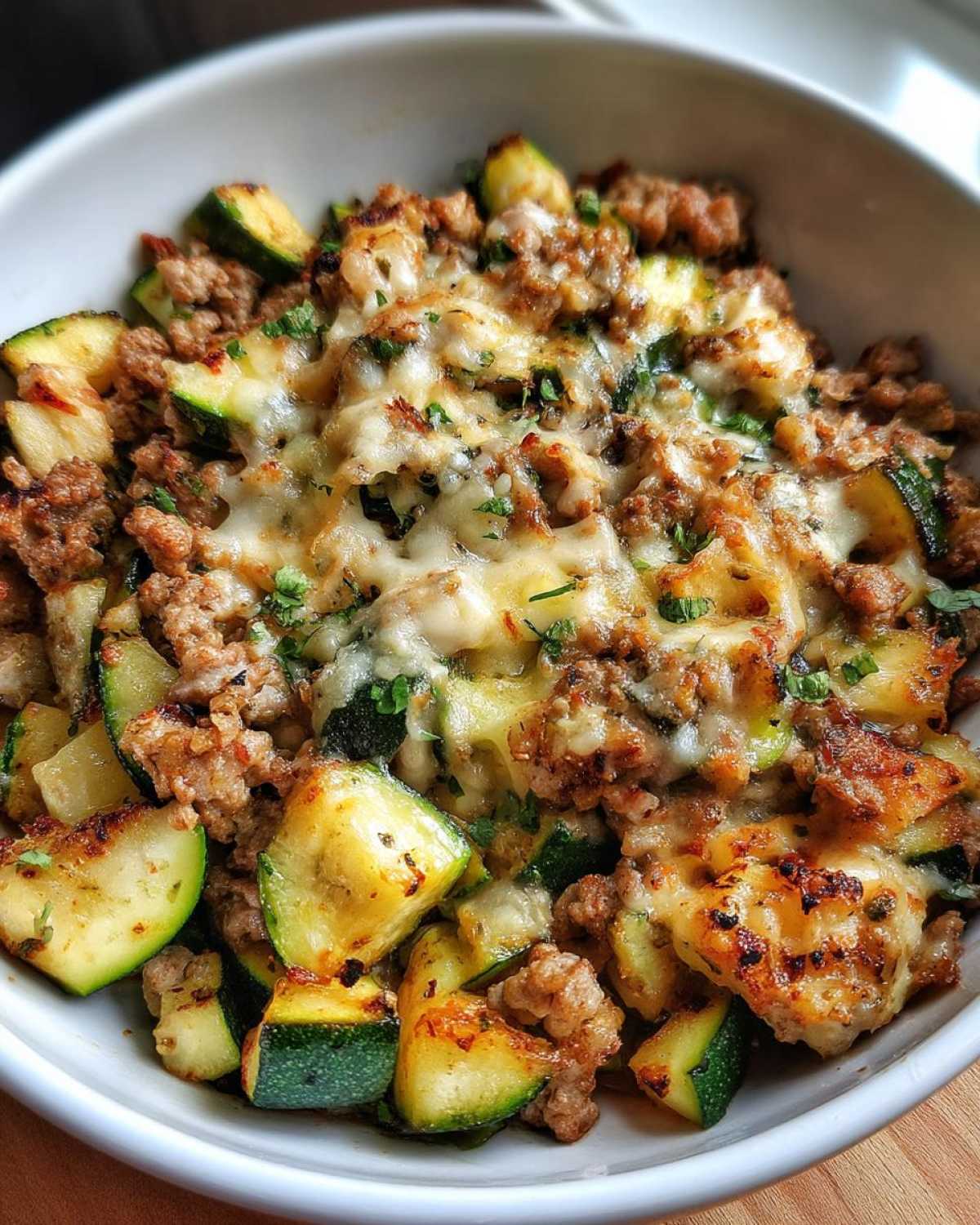 Ground Turkey and Zucchini Skillet