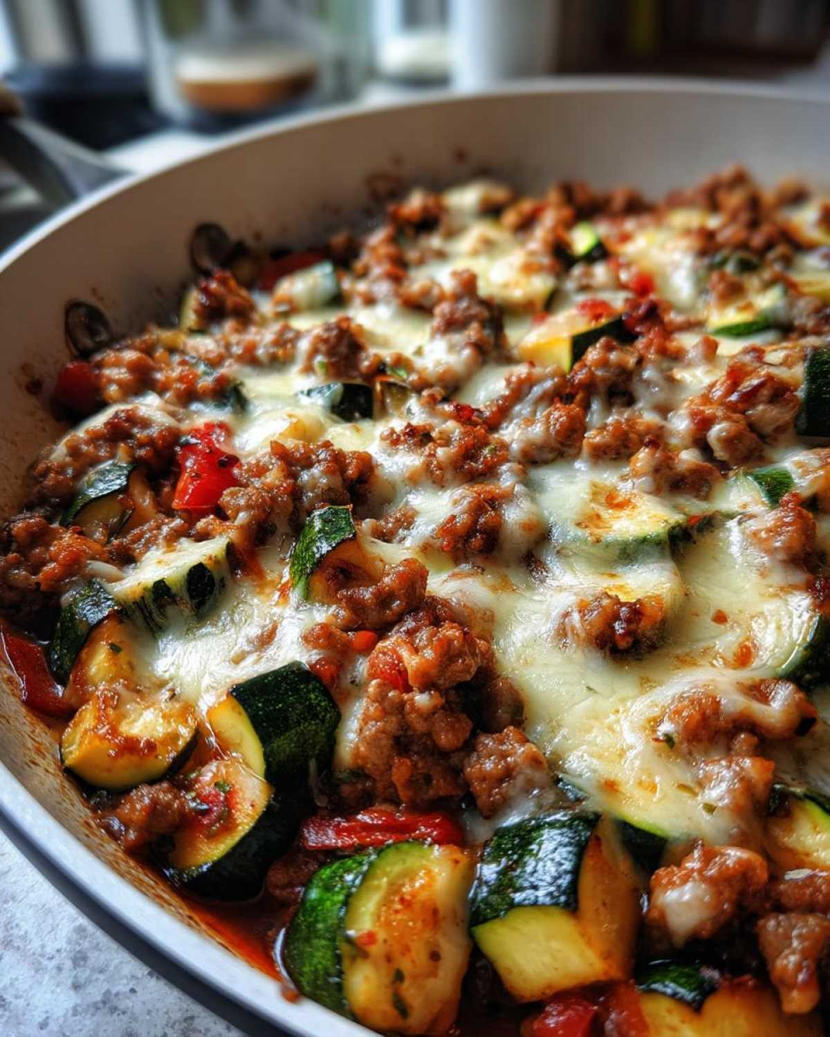 Ground Turkey and Zucchini Skillet
