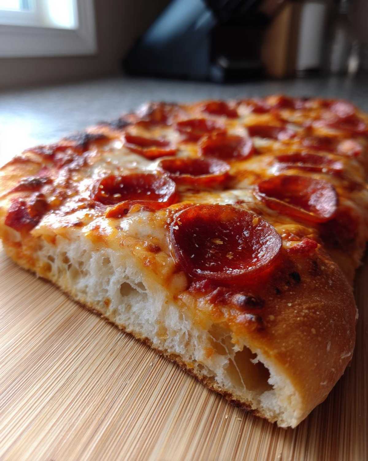 Homemade Pepperoni Pizza