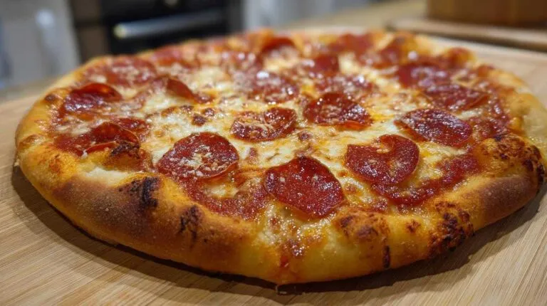 Homemade Pepperoni Pizza