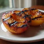 Honey Glazed Grilled Peaches