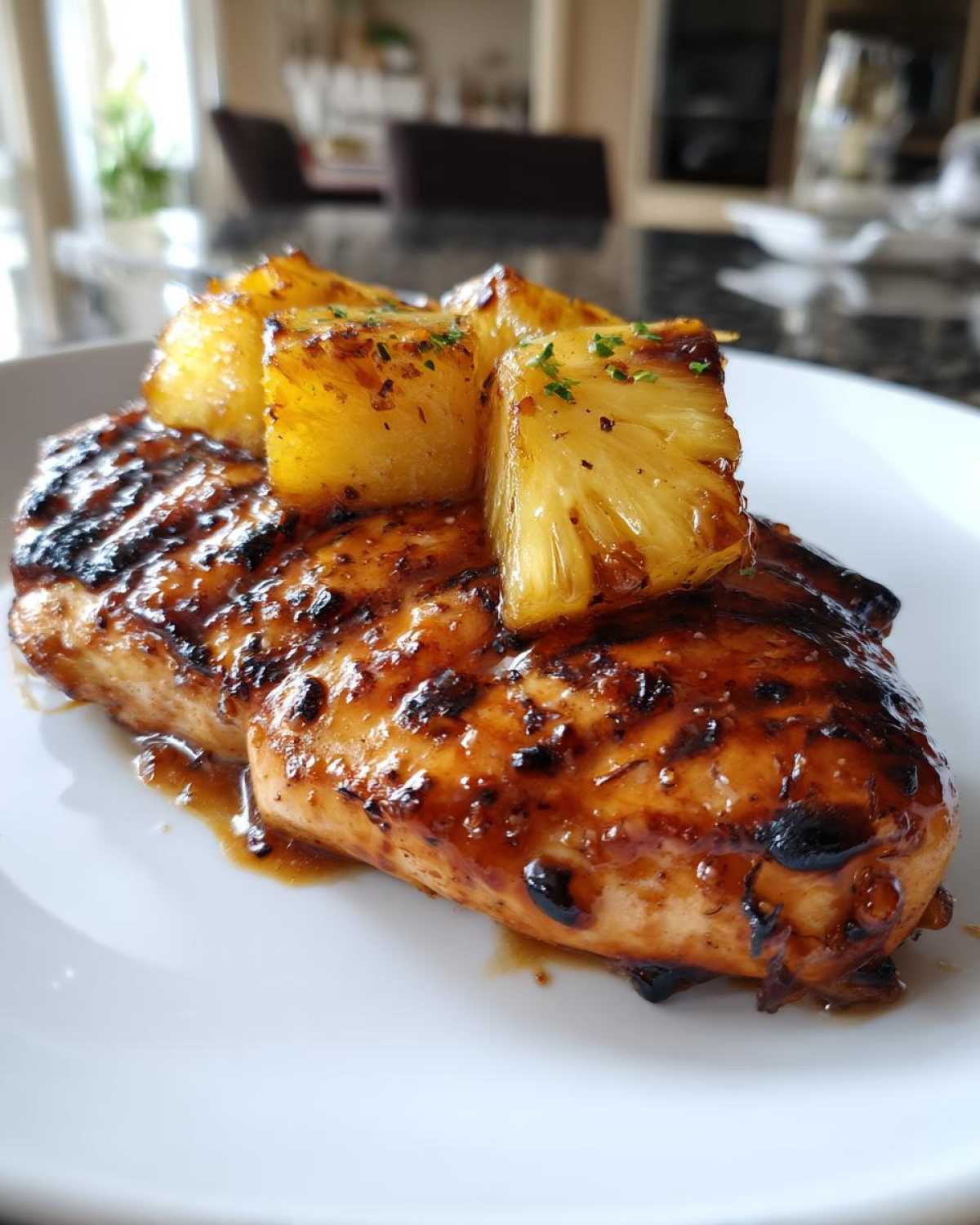 Honey Pineapple Grilled Chicken