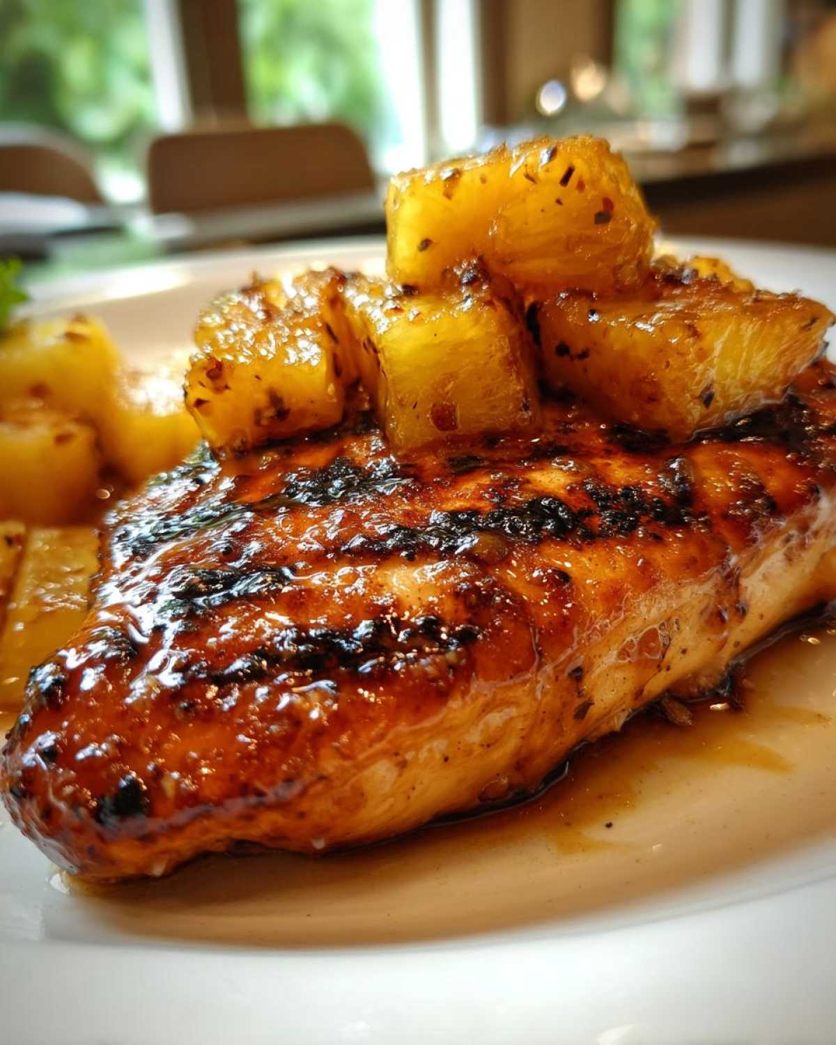 Honey Pineapple Grilled Chicken