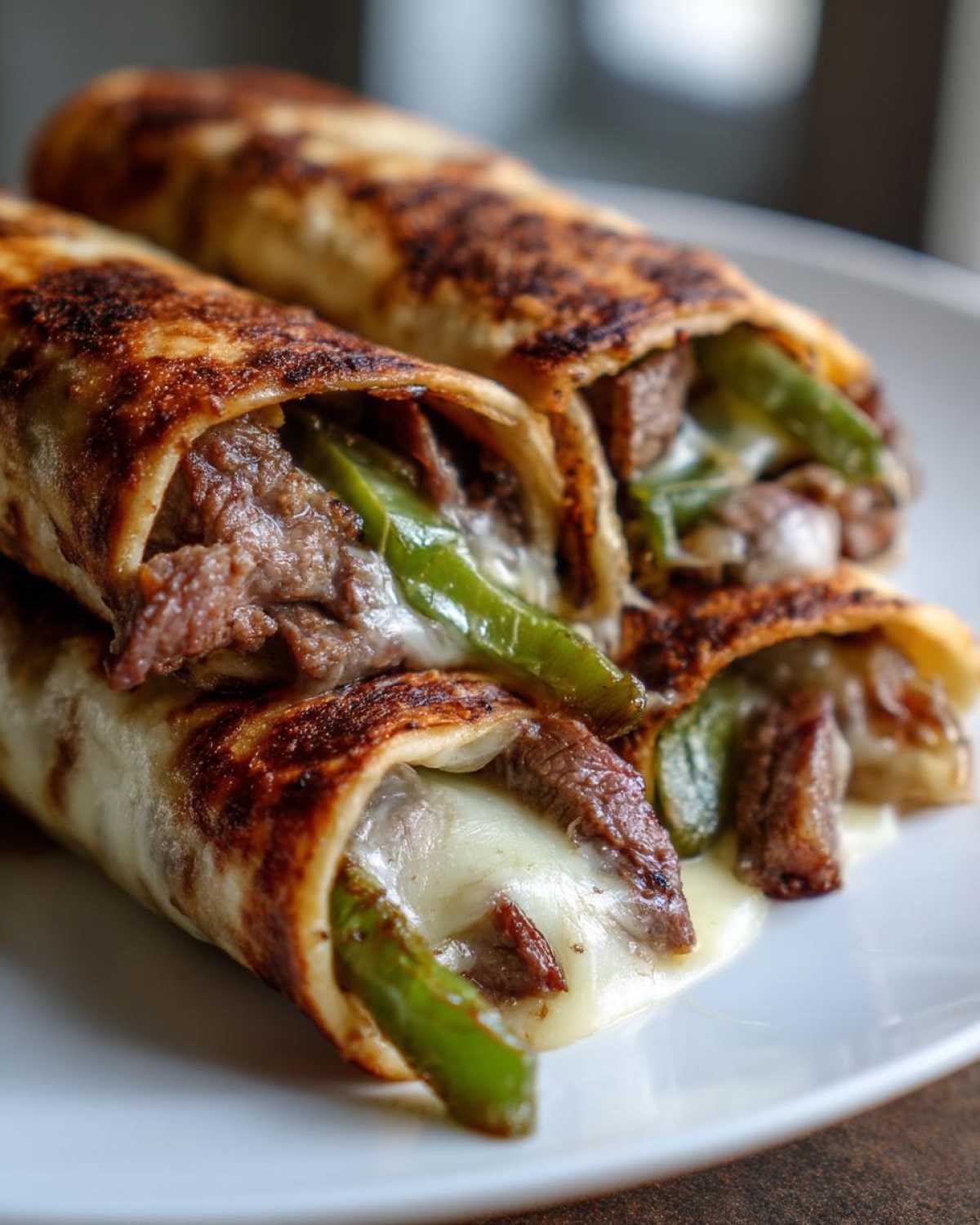 Keto Philly Cheesesteak Roll-Ups