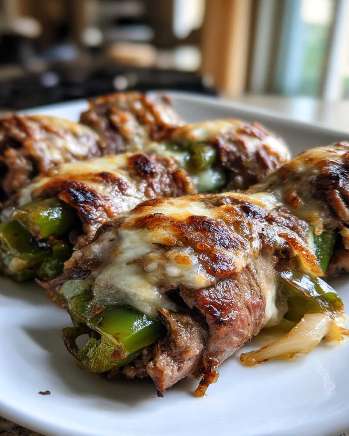 Keto Philly Cheesesteak Roll-Ups