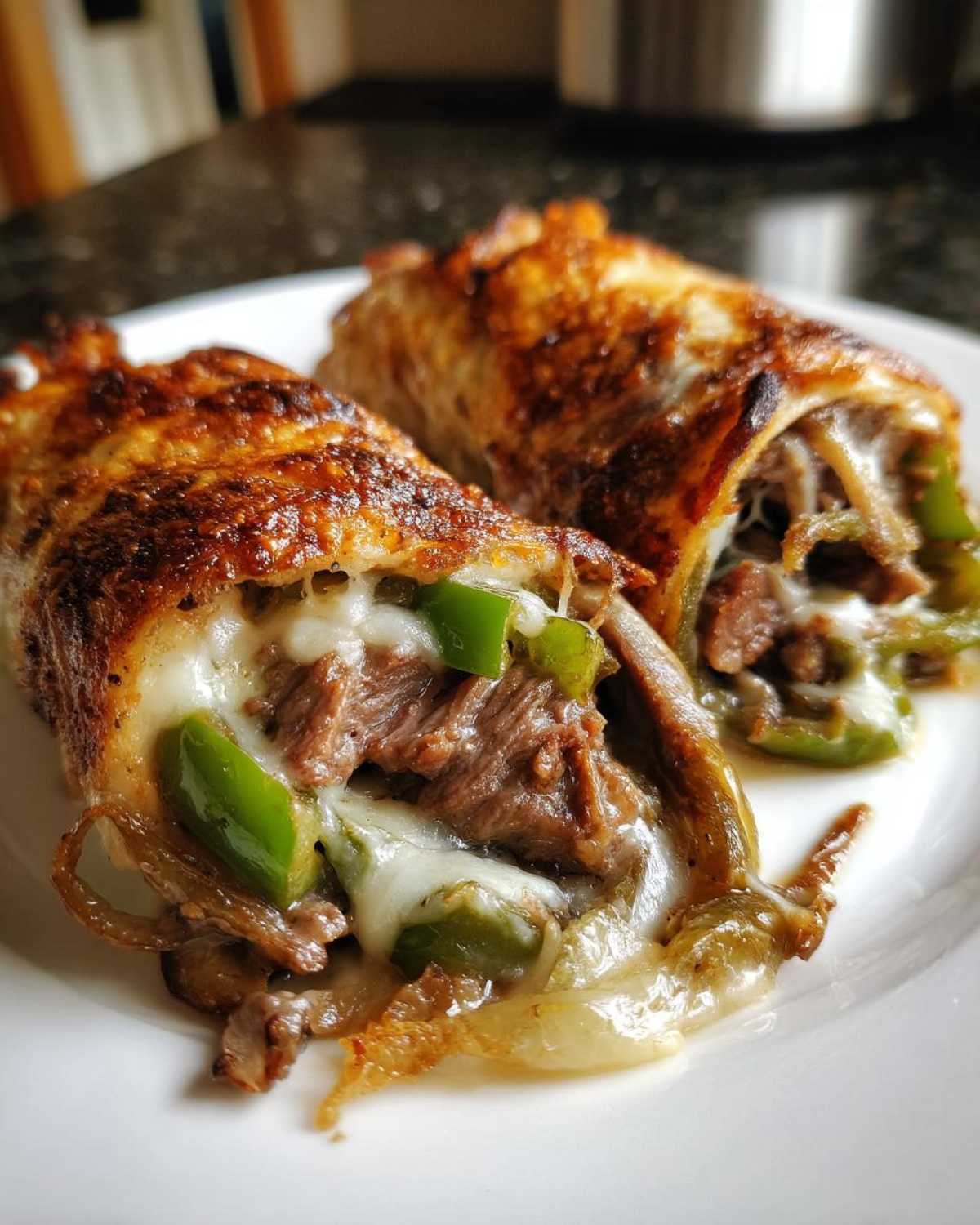 Keto Philly Cheesesteak Roll-Ups