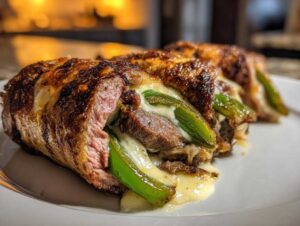 Keto Philly Cheesesteak Roll-Ups