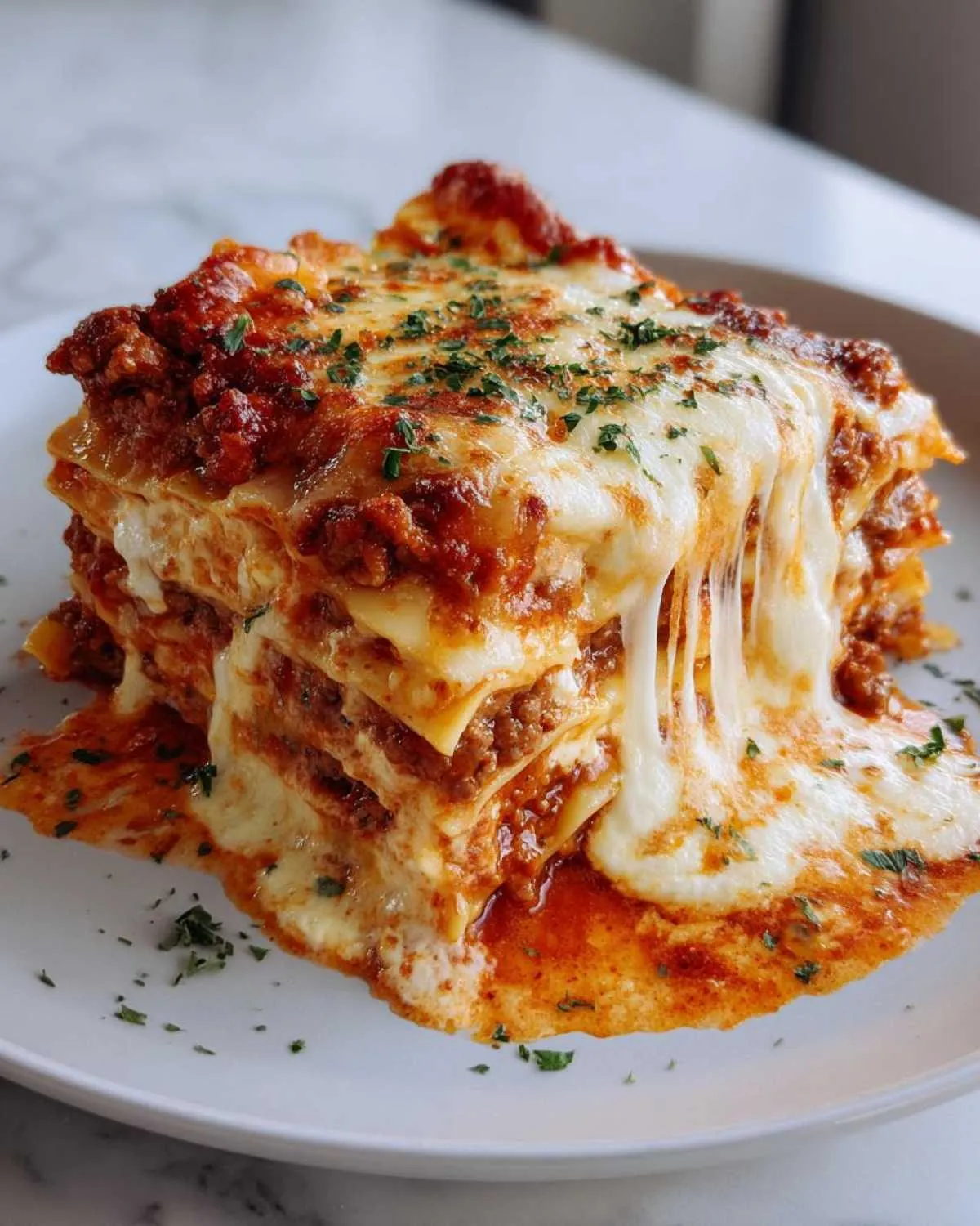 Lasagna with Cottage Cheese