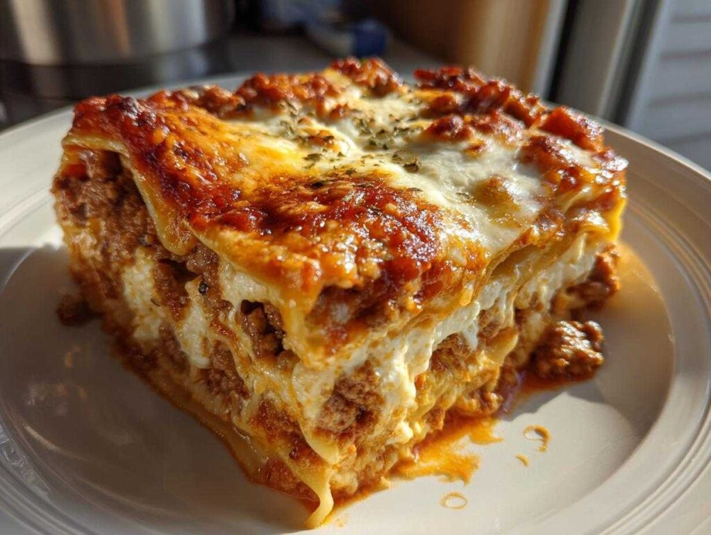 Lasagna with Cottage Cheese