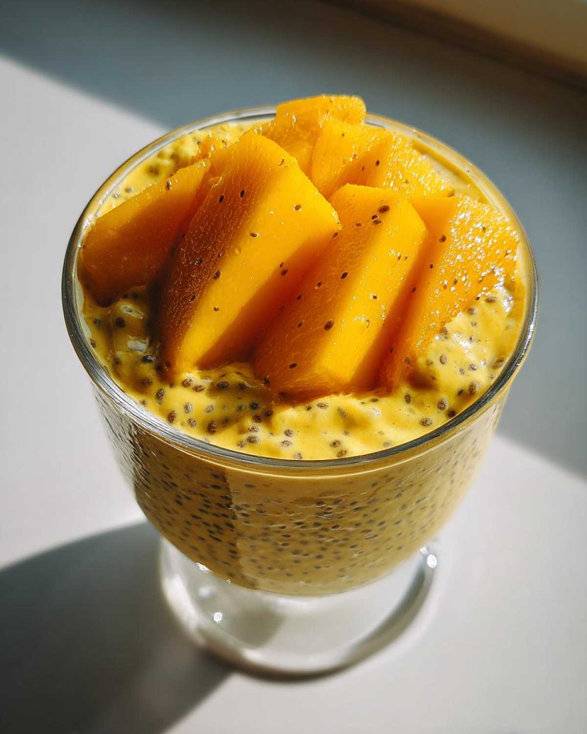 Mango Chia Seed Pudding