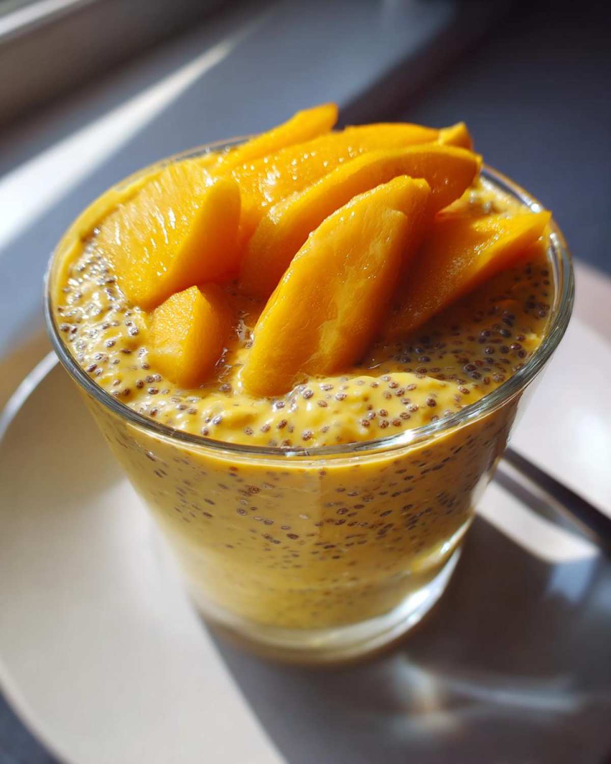Mango Chia Seed Pudding