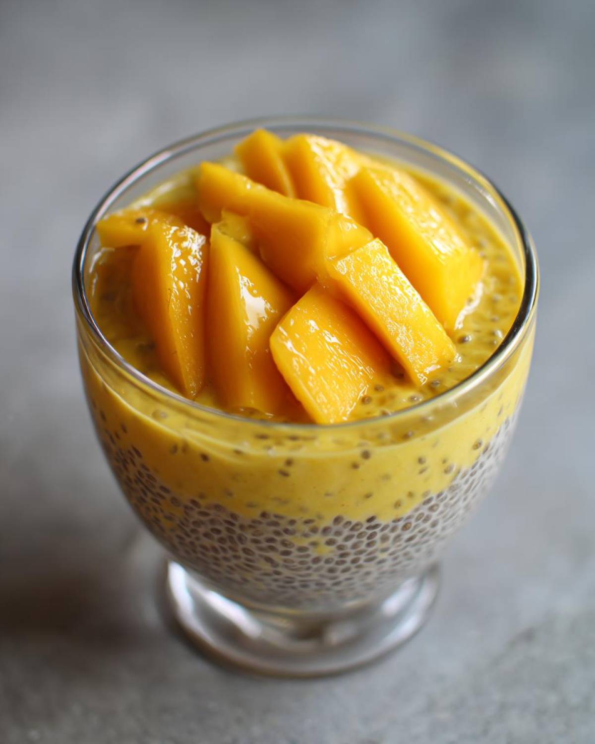 Mango Chia Seed Pudding