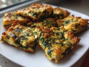 Mediterranean Spinach and Feta Cheese Crisps
