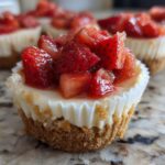 No-Bake Strawberry Mini Cheesecakes