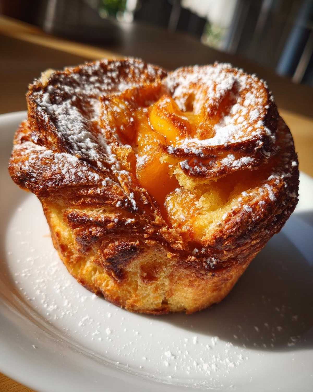 Peach Pie Cruffins