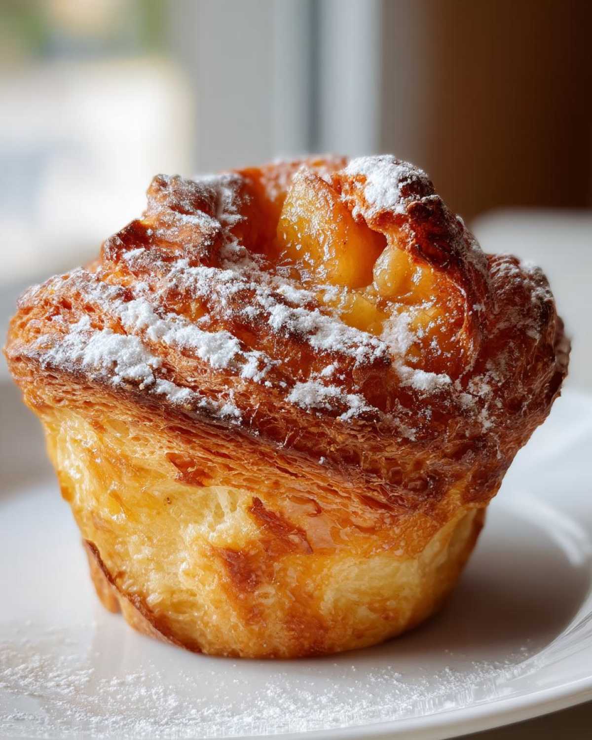 Peach Pie Cruffins