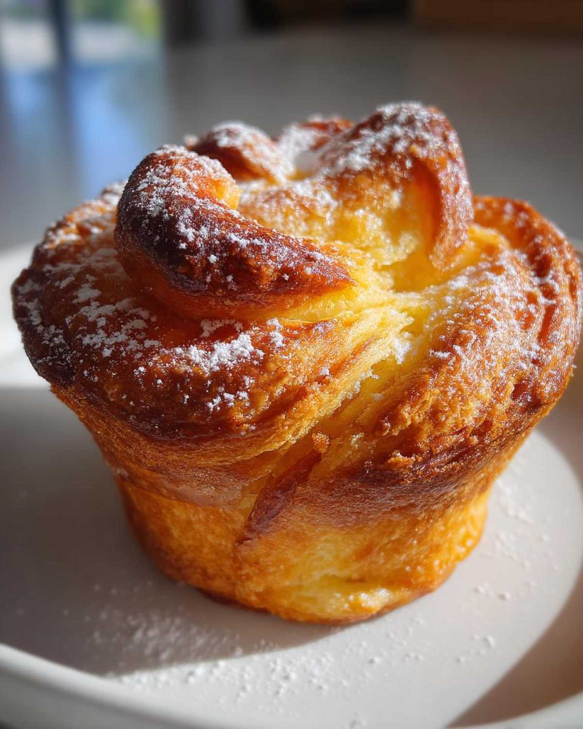 Peach Pie Cruffins