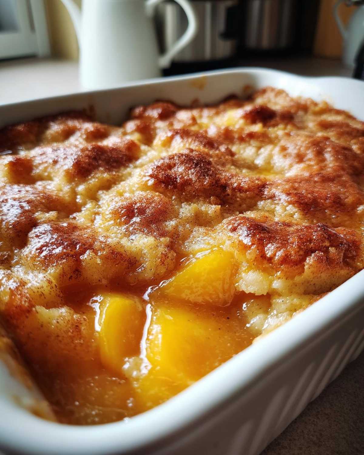 Peach cobbler