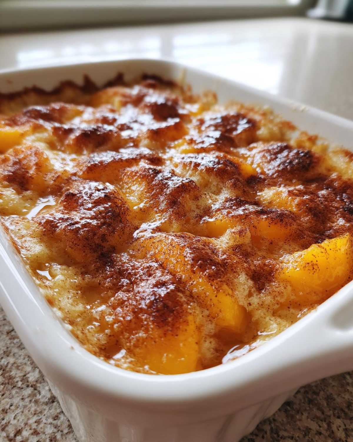 Peach cobbler