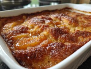 Peach cobbler