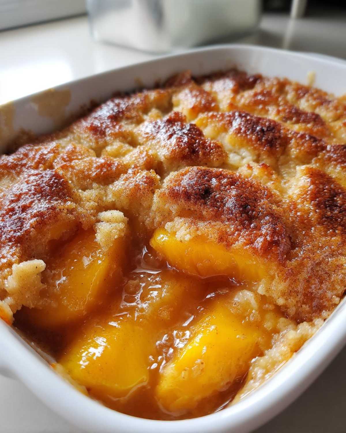 Peach cobbler