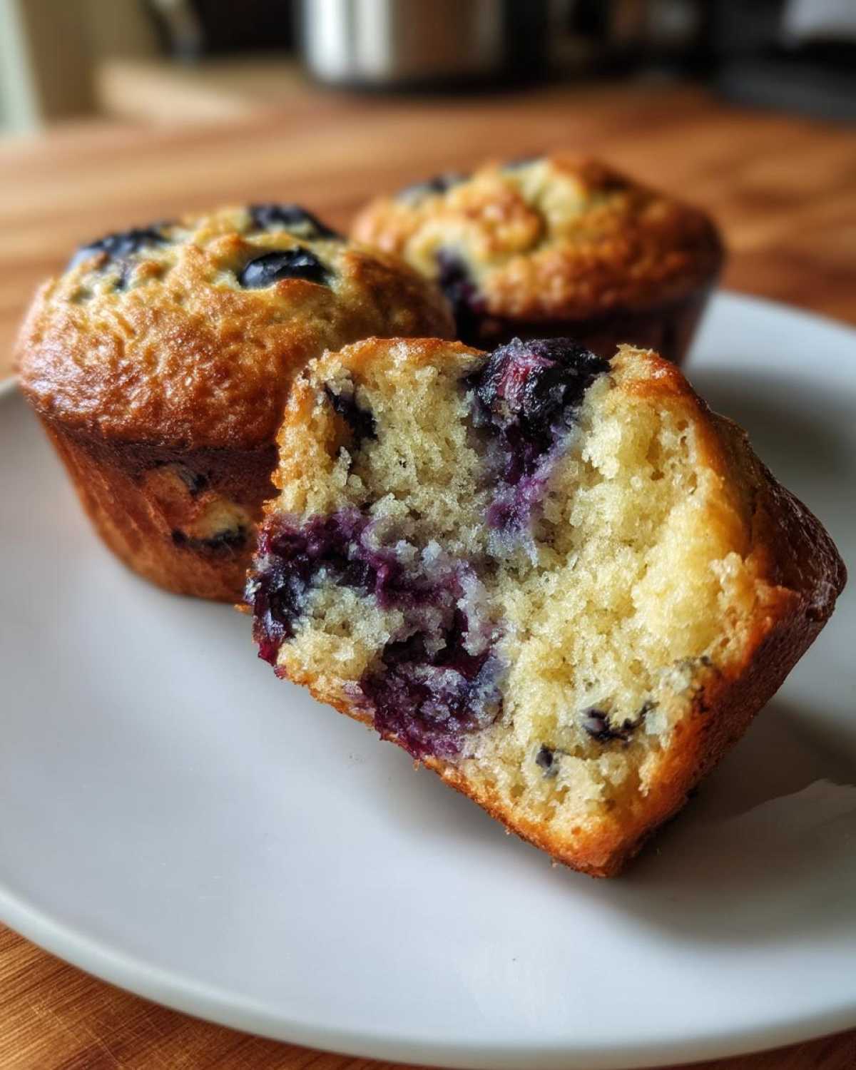 Protein Packed Blueberry Muffins