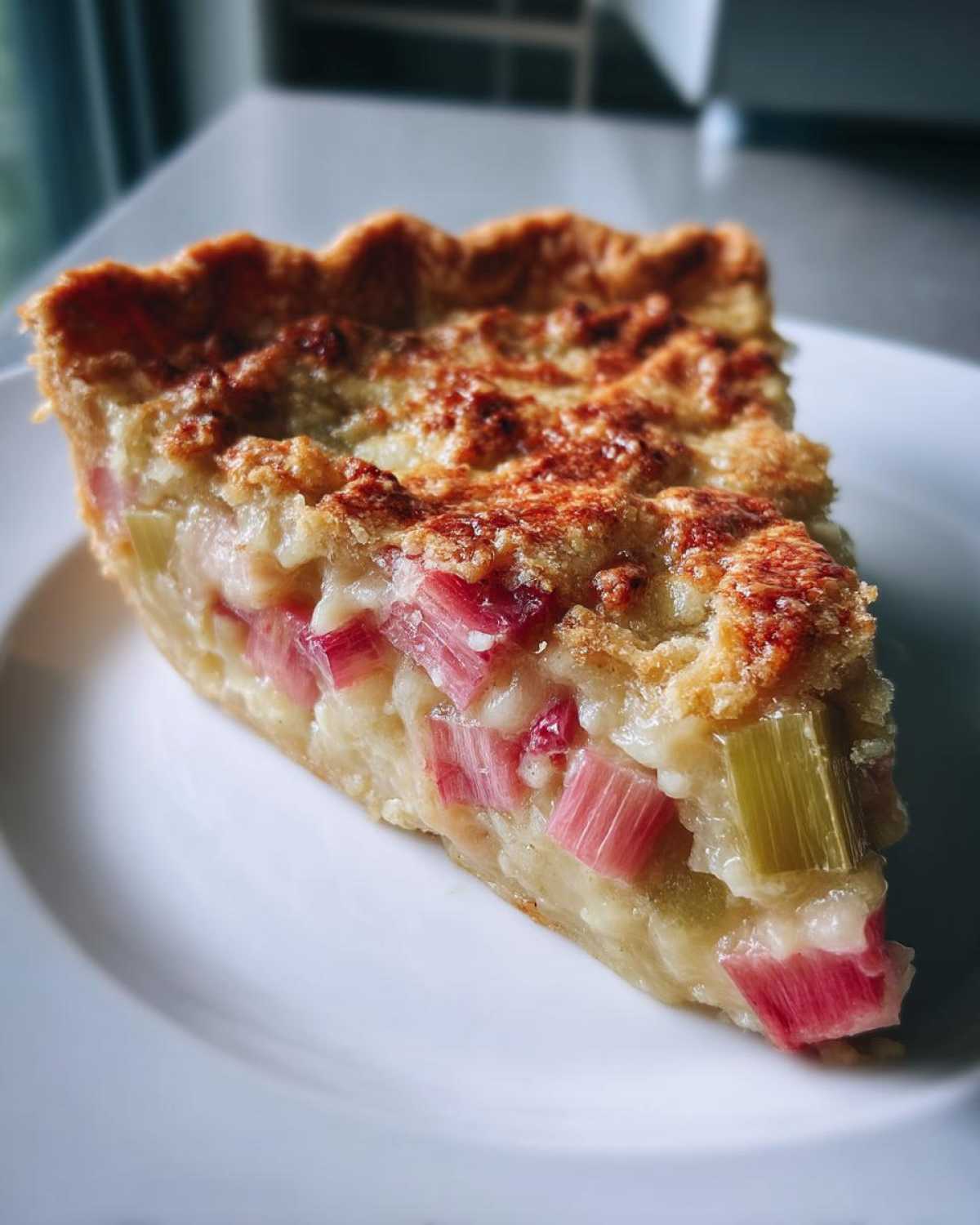 Rhubarb Custard Pie