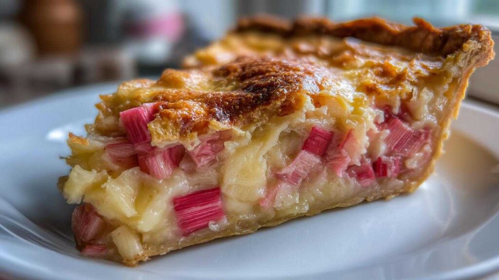 Rhubarb Custard Pie