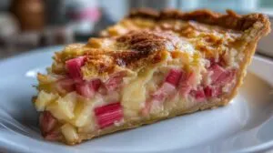 Rhubarb Custard Pie