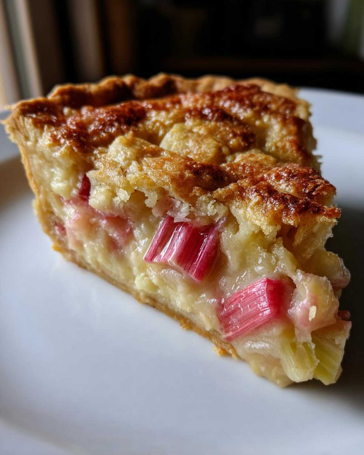 Rhubarb Custard Pie