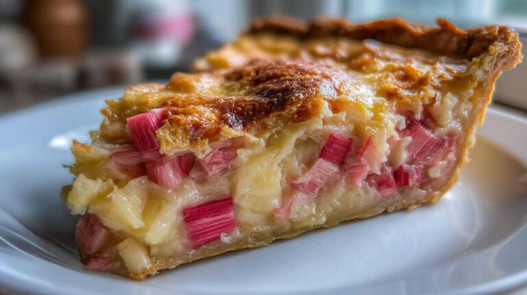 Rhubarb Custard Pie