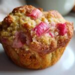 Rhubarb Muffins with Greek Yogurt