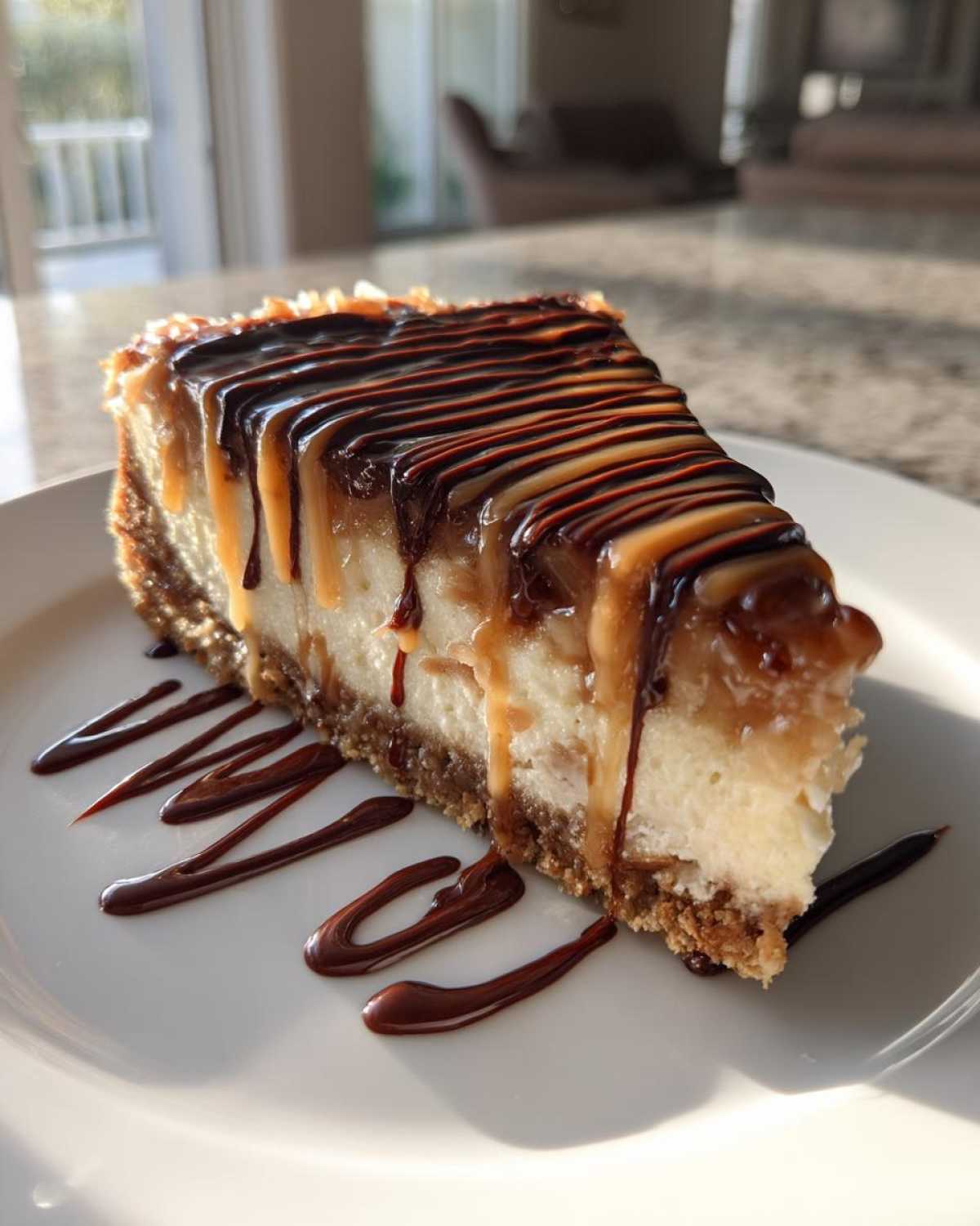 Samoa Cheesecake
