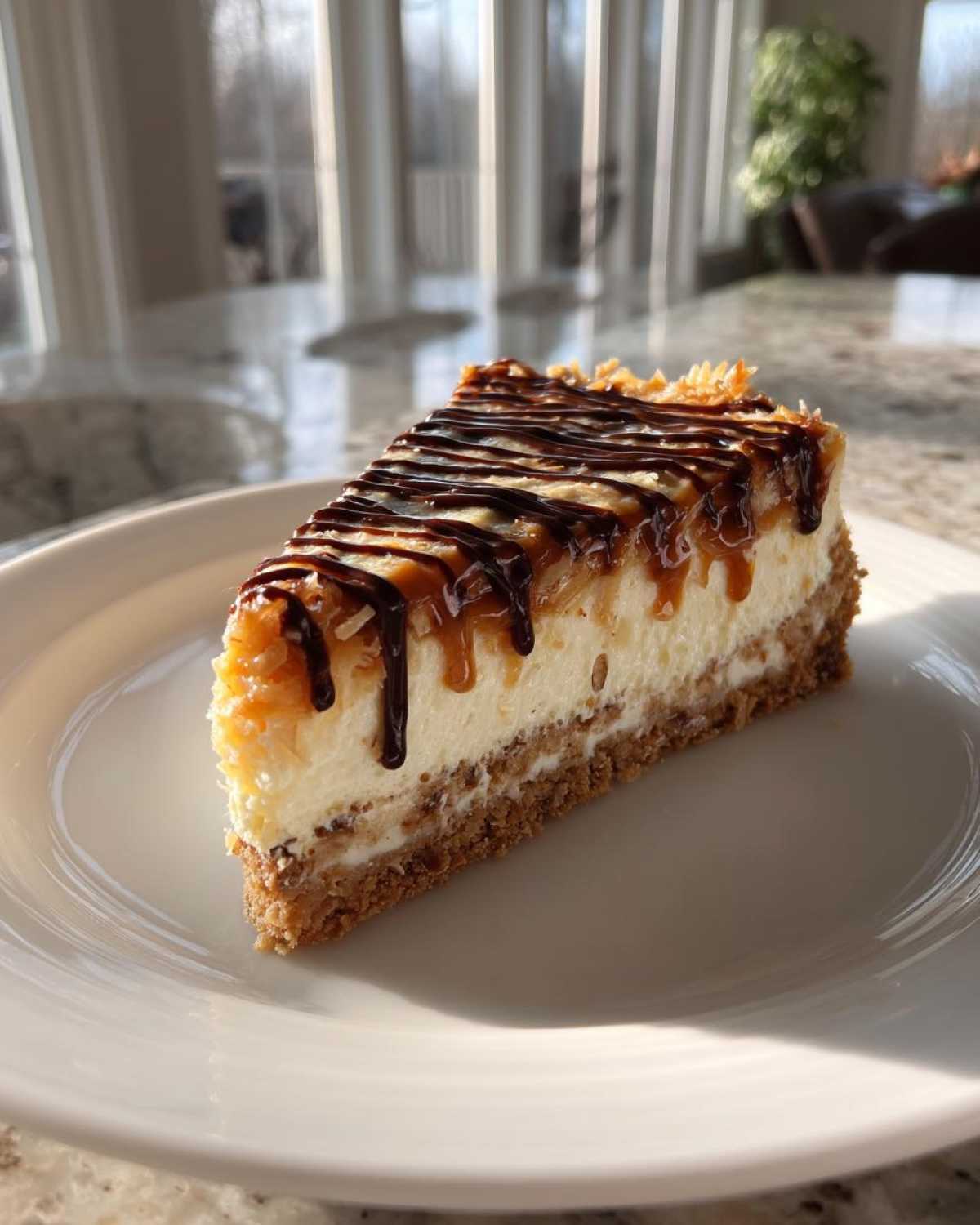 Samoa Cheesecake