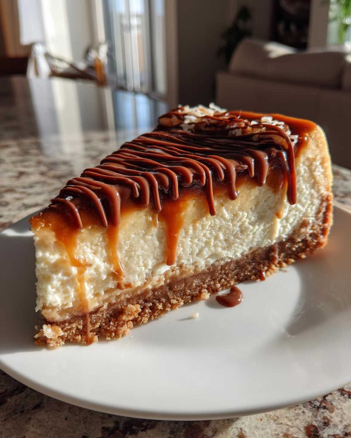 Samoa Cheesecake