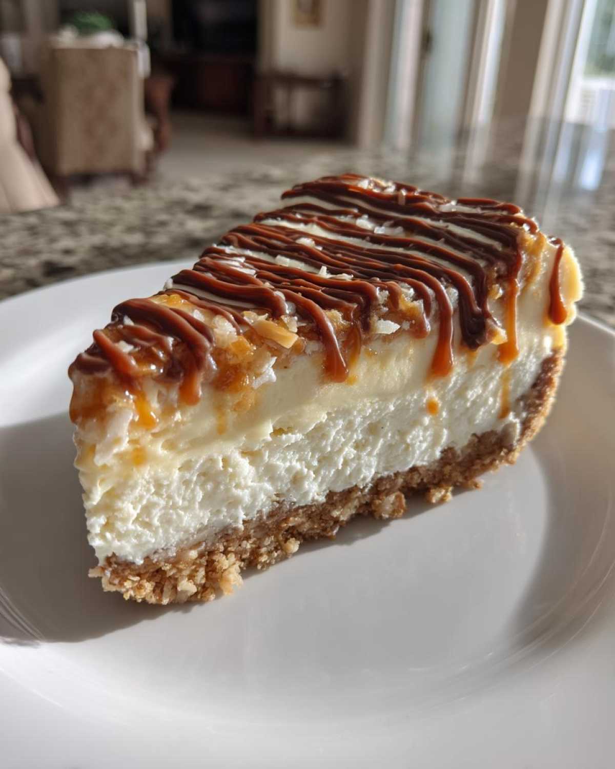 Samoa Cheesecake