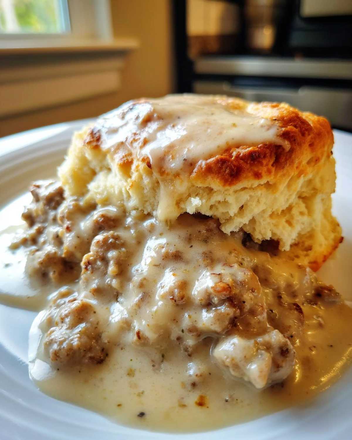 Sausage Gravy And Biscuits
