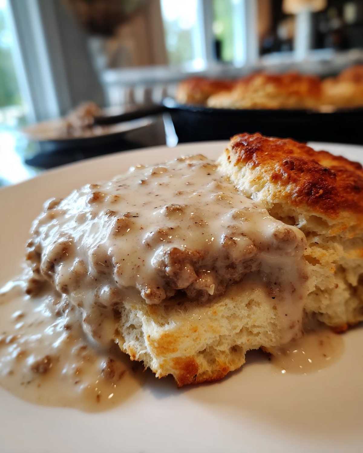 Sausage Gravy And Biscuits