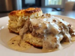 Sausage Gravy And Biscuits
