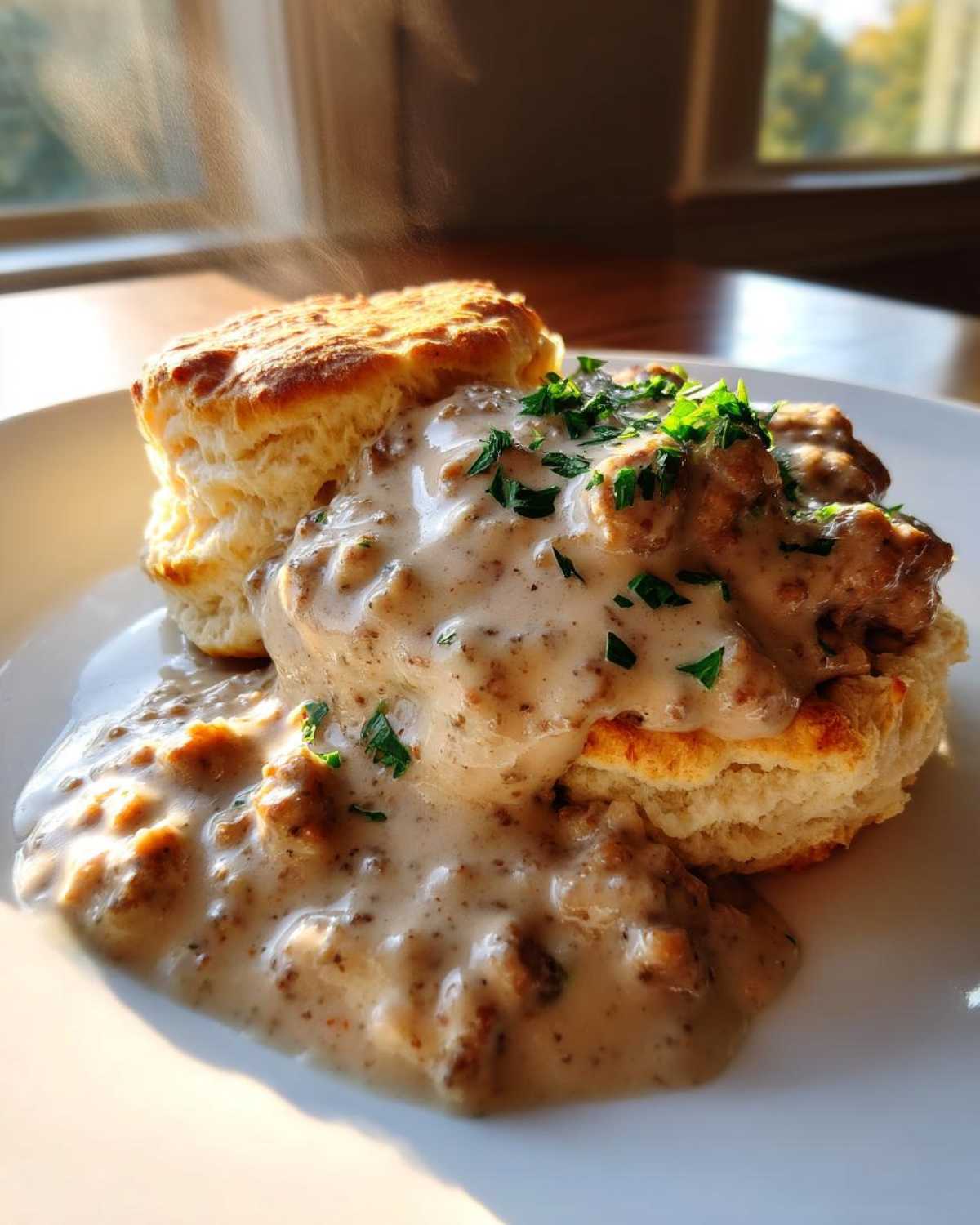 Sausage Gravy And Biscuits