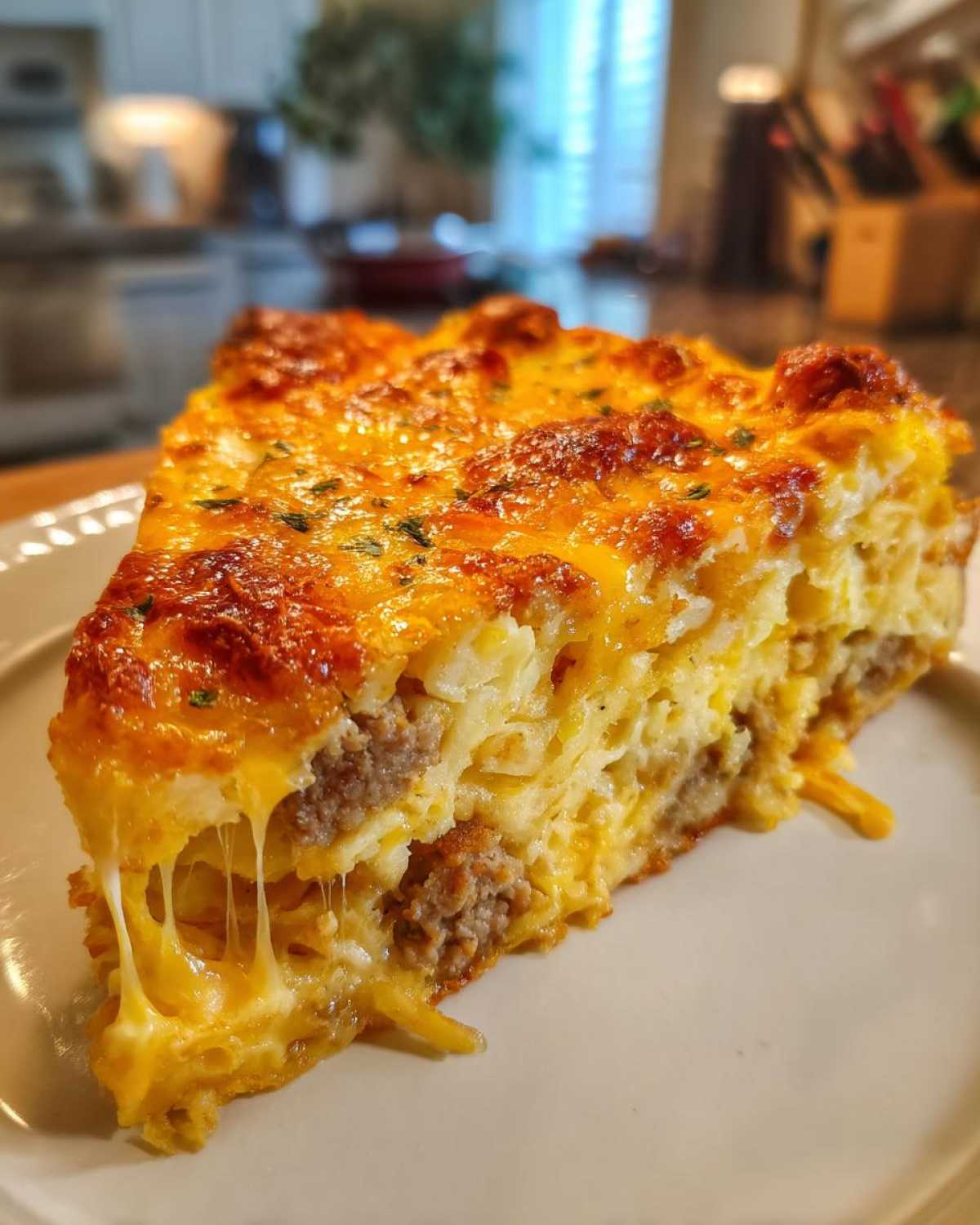 Sausage Hashbrown Breakfast Casserole