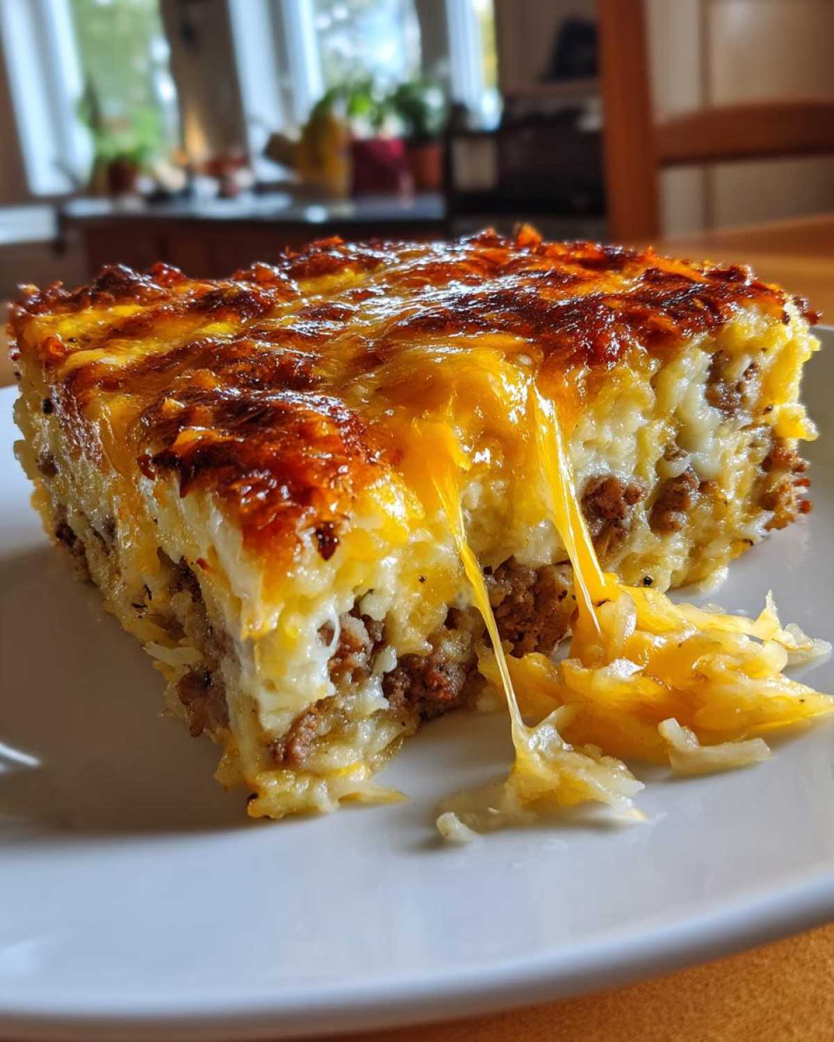 Sausage Hashbrown Breakfast Casserole