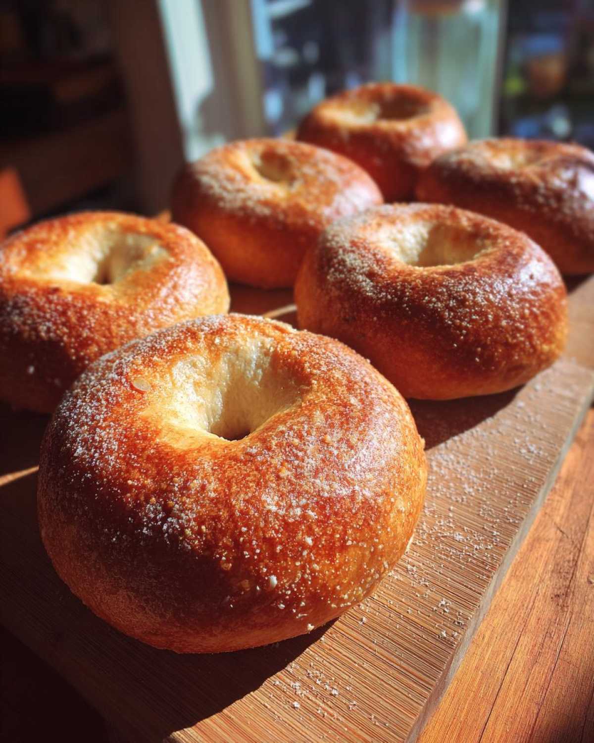 Sourdough Bagels