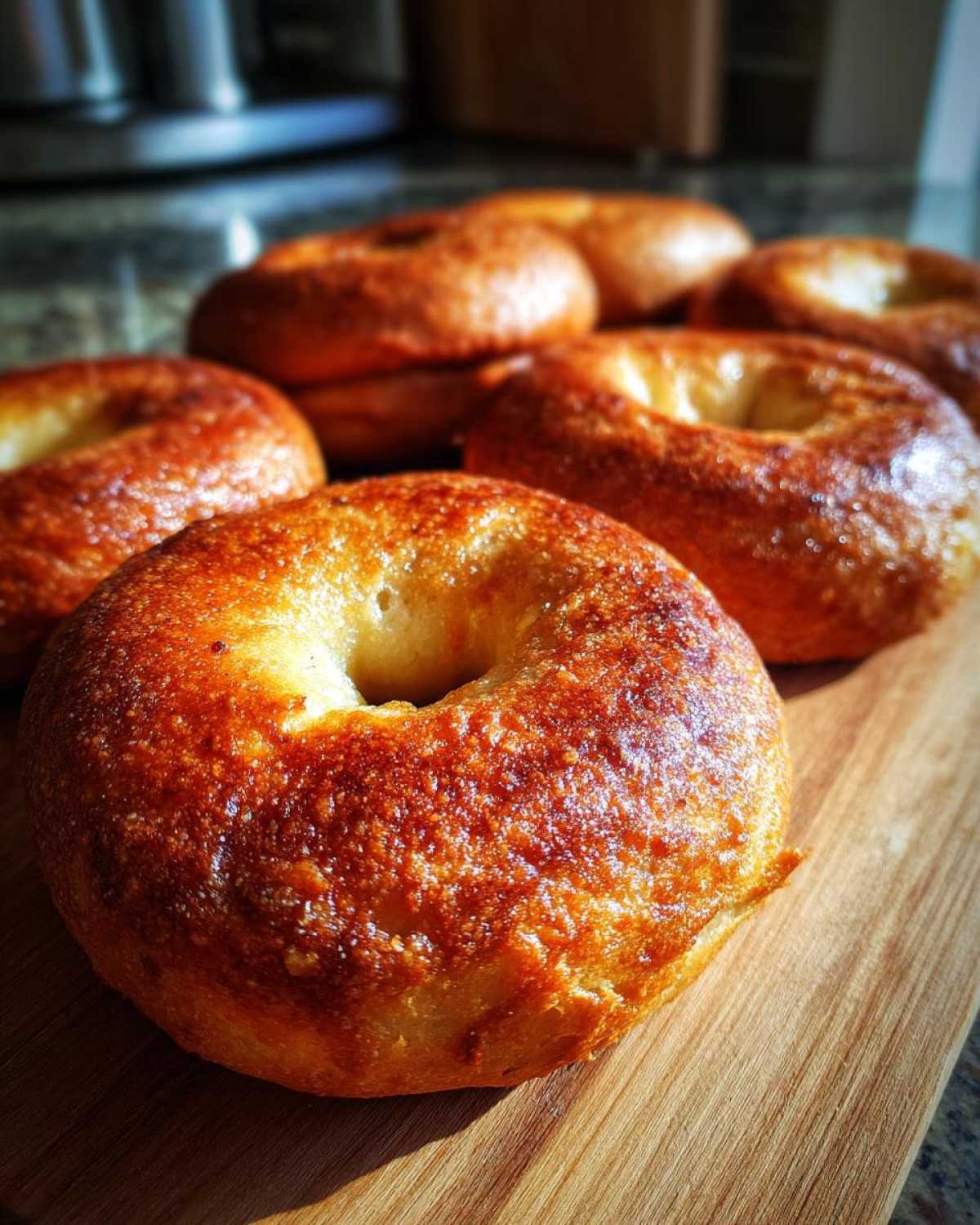 Sourdough Bagels