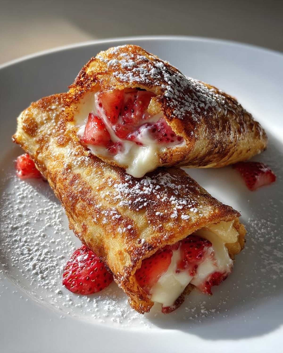 Strawberry Cheesecake Chimichangas