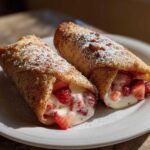 Strawberry Cheesecake Chimichangas